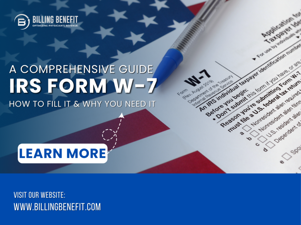 Step-by-step guide on filling out the W-7 form for IRS ITIN application.