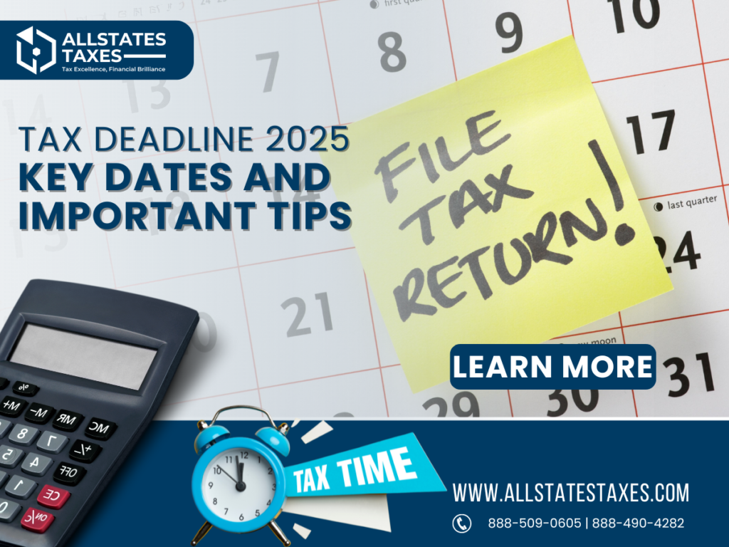 Tax deadline 2025 calendar reminder